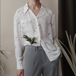 Brand new petite studio Rena blouse